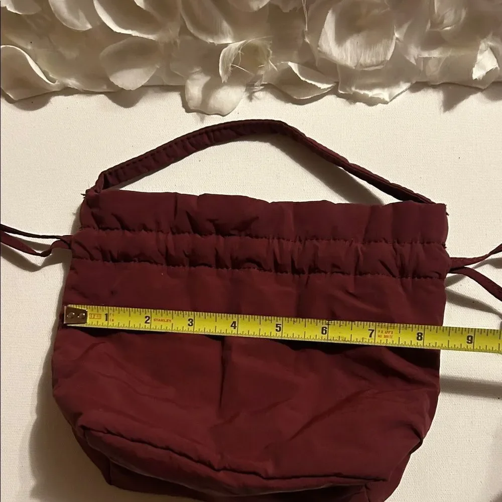 Fenty Beauty Burgundy Cosmetic Pouch
